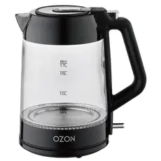 2 - Электрочайник OZON EKC-1705A-GS, Чёрный