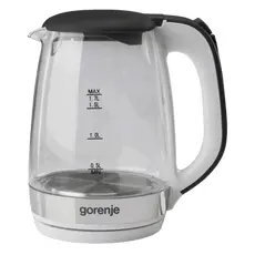 6 - Электрочайник Gorenje K17GXG, Нержавеющая Сталь | Черный