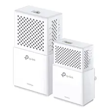 5 - Адаптер Powerline TP-LINK TL-WPA7510 KIT, AV1000, 1000 Мбит/с, Белый
