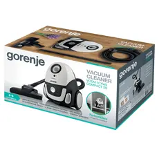 4 - Пылесос Gorenje VCEA11CXWII, Белый