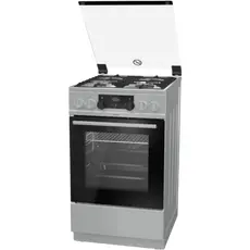 4 - Комбинированная плита Gorenje K5341XF, Нержавеющая сталь