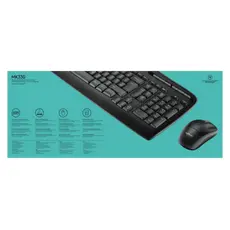 5 - Клавиатура и мышь Logitech MK330, Беспроводное, Чёрный
