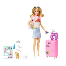 3 - Кукла Barbie "Туристический набор с щенком" HJY18