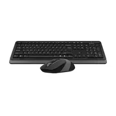 2 - Клавиатура и мышь A4Tech FG1010, Беспроводное, Черный/Серый