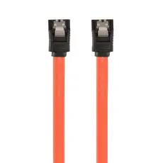 2 - Cable Serial ATA III 1m data cable, metal clips, Cablexpert...