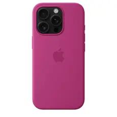4 - Чехол Apple iPhone 16 Pro Silicone Case with MagSafe, Фуксия