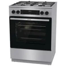 2 - Комбинированная плита Gorenje GK6C4XF, Нержавеющая сталь