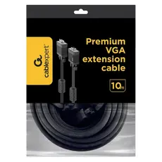2 - Видео кабель Cablexpert CC-PPVGAX-10M-B, VGA D-Sub (M) - VGA D-Sub...