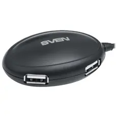3 - USB-концентратор SVEN HB-401, Чёрный
