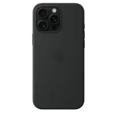 3 - Чехол Apple iPhone 16 Pro Max Silicone Case with MagSafe, Чёрный