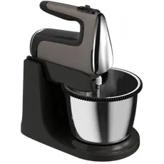 4 - Миксер стационарный съемный Tefal HT654E38, Серый/Черный