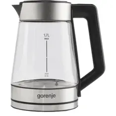 2 - Электрочайник Gorenje K17TRG, Нержавеющая Сталь | Черный