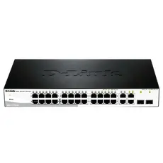 6 - Сетевой коммутатор D-Link DES-1210-28, 24x 10/100 Мбит/с