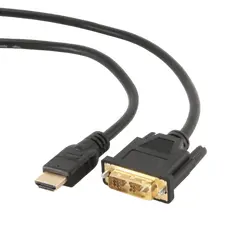 3 - Видео кабель Cablexpert CC-HDMI-DVI-7.5MC, HDMI (M) - DVI-I (M),...