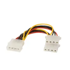 2 - Cable, CC-PSU-1 Internal power MOLEX 4-pin splitter cable, Cablexpert