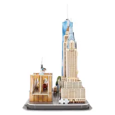2 - Пазл 3D CubicFun "Достопримечательности Нью-Йорка", 6+