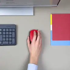 4 - Беcпроводная мышь Logitech M171, Красный