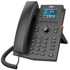 6 - IP Телефон Fanvil X303P, Чёрный