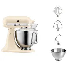 2 - Миксер стационарный KitchenAid 5KSM185PSEAC, Кремовый