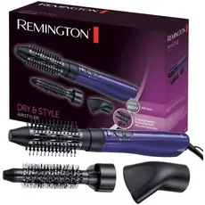 3 - Фен-щётка Remington Dry & Style AS800, 800 Вт, Чёрный | Фиолетовый