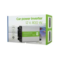 3 - Автомобильный инвертор Energenie EG-PWC800-01, 800Вт, Серебристый