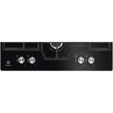 5 - Газовая варочная панель Electrolux KGG6456K, Чёрный
