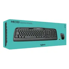 4 - Клавиатура и мышь Logitech MK330, Беспроводное, Чёрный
