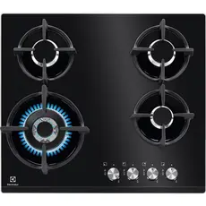4 - Газовая варочная панель Electrolux KGG6437K, Чёрный