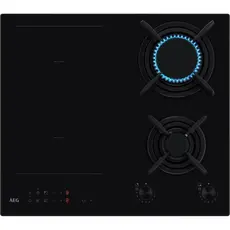 4 - Комбинированная варочная панель AEG HDB64623NB, Чёрный