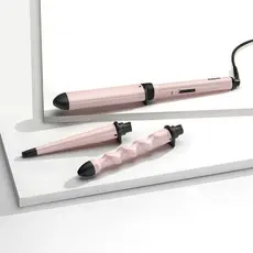 4 - Стайлер BaByliss Curl & Wave Trio MS750E, Розовый