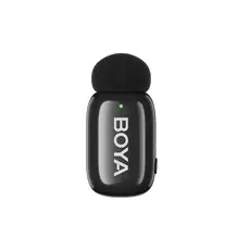 5 - Портативный записывающий микрофон Boya mini 2-01, Беспроводной, Черный