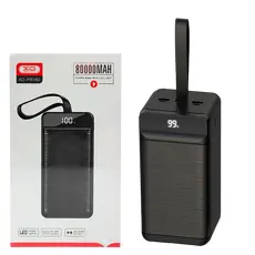 4 - Power Bank XO 80000 mAh QC22,5W PD 20W, PR160 Black