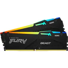 2 - Оперативная память Kingston FURY Beast RGB, DDR5 SDRAM, 6000 МГц,...