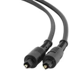 3 - Аудиокабель Cablexpert CC-OPT-2M, Toslink - Toslink, 2м, Чёрный