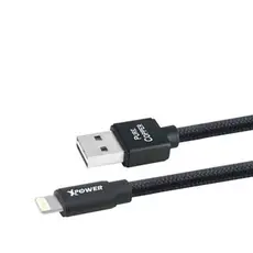 4 - Кабель для зарядки и синхронизации Xpower Lightning cable Nylon, USB...