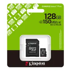 3 - Карта памяти Kingston Canvas Select Plus, 128Гб (SDCS3/128GB)