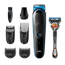 6 - Мужской Триммер Braun MGK3245, Черный | Синий