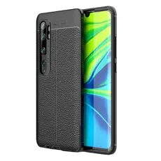 2 - Чехол Xcover RedMi Note 10 - Leather, Чёрный