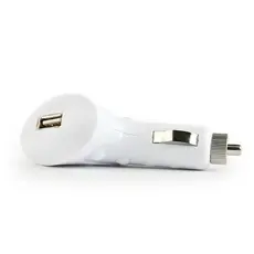 4 - Автомобильное зарядное устройство Gembird MP3A-UC-CAR1, 5Вт, Белый