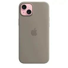 4 - Чехол Apple iPhone 15 Plus Silicone Case with MagSafe, Глина