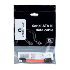 5 - Cable Serial ATA III 1m data cable, metal clips, Cablexpert...