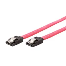 3 - Cable Serial ATA III 1m data cable, metal clips, Cablexpert...