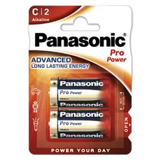 4 - Батарейки Panasonic LR14XEG, C, 2шт.