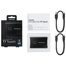3 - Внешний портативный SSD накопитель Samsung T7 Touch, 500 ГБ, Чёрный...