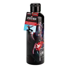 4 - Бутылка для воды Paladone Spiderman Miles Morales, Черный