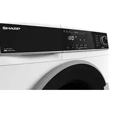 3 - Стиральная машина Sharp ESHFB912AWCEE, 9кг, Белый