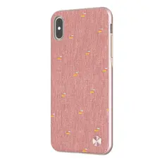 4 - Чехол QUMO Vesta - iPhone XS Max, Розовый