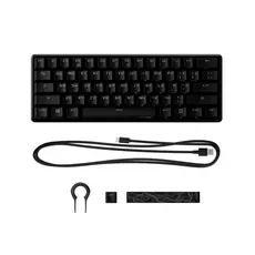 5 - Клавиатура HyperX Alloy Origins 60, Проводное, Чёрный