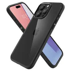 5 - Чехол Spigen iPhone 15 Pro Ultra Hybrid, Матовый черный