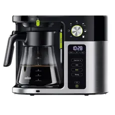 5 - Капельная кофеварка Braun KF 9050 BK, 1600Вт, Чёрный